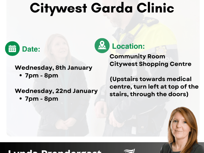 Meet Your Community Garda: January 2025 Clinics in Citywest